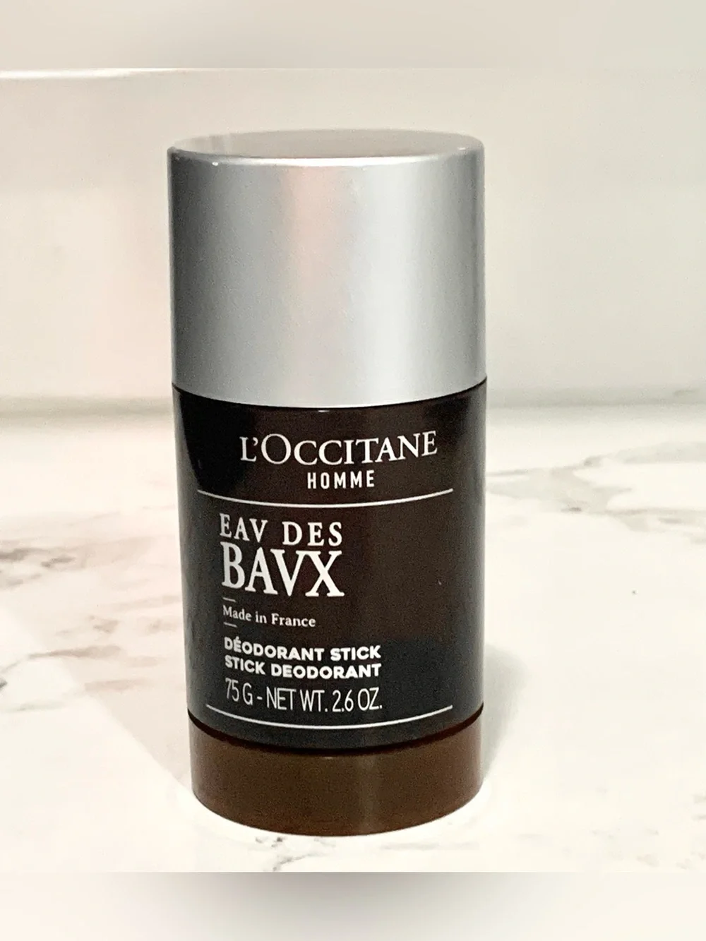 New - L'Occitane Homme Eav Des Bavx Deodorant Stick - 2.6 oz / 75 g